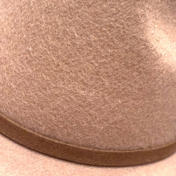 House of Harlow Wool Fedora Hat Blush Pink Mauve - Picture 5 of 6